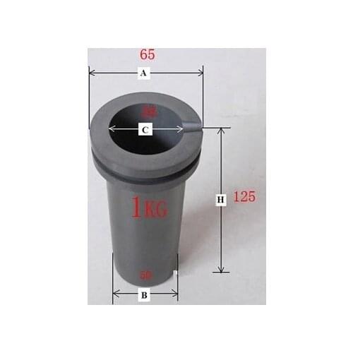 Free shipping 1KG Capacity gold Graphite pot,Gold Melting Furnace accessories,Graphite Crucible,jewelry melting crucible