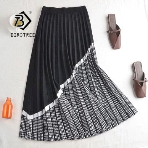 Женские осенние юбки BIRDTREE TB China At AliExpress