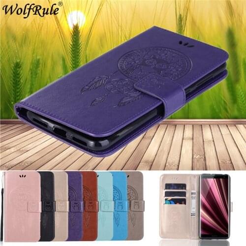 Wolfrule For Cover Sony Xperia XA3 Case Owl Flip Wallet Leather Case For Sony Xperia XA3 Luxury Phone Bag Case For Sony XA3 5.9