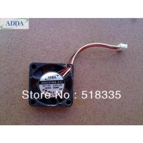 FOR ADDA AD0205MB-K53 2507 2CM 5V DC 0. 07A mini cooling fan