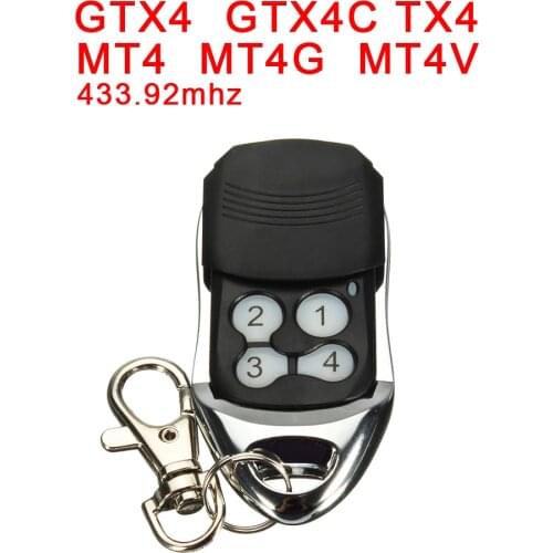 Garage Remote MHOUSE MT4G 433.92MHz GTX4 GTX4C TX4 MT4 MT4V Gate Opener Command Duplicator