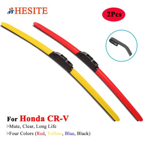 HESITE Premium Universal Windshield Wiper Blades For Honda CR-V 2005 2007 2011 2014 2015 2016 2019 Hybrid Front Window Wipers