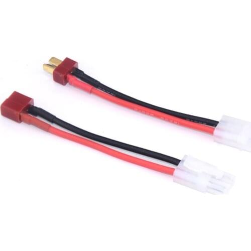 Tamiya to T Plug(Deans Style) Cable 8cm Wire for RC Car HSP Parts ESC Battery DIY