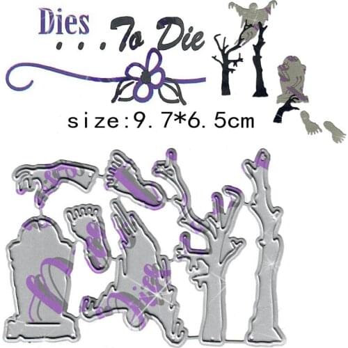 Halloween holiday dress up Metal Cutting Dies for DIY Scrapbooking Photo Album Decorative Embossing DIY Paper Card Cutting Molds