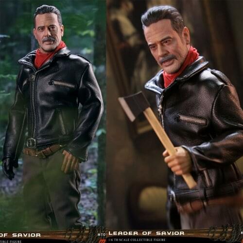 Mtoys Ms020 1/6 Head Of The Salvation Army Negan 12-inch Full Set Action Figure Movable Man Puppet
