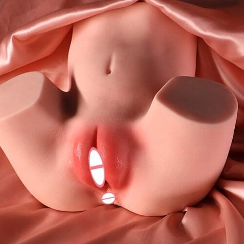 Male Big Butt 3D Artificial Vagina Male Sex Toys Dual Channel Sex Masturbation Real Pussy Adult Sex Products Pussy Eyes
