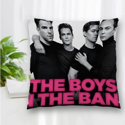 Custom The Boys In The Band Pillow Case Polyester Decorative Pillowcases Zipper Pillow Case Pillowcase Cover Square 40x40cm