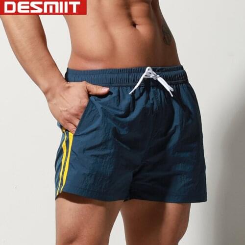 Nylon Mens Swimming Shorts For Men Swim Trunks 2020 Desmiit Swimwear Waterproof Swimsuit Briefs Beach Board Short Pant zwembroek