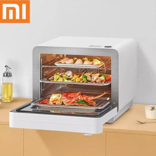 Xiaomi Mijia Smart Steamer Oven 30L Capacity Steaming And Baking Machine Electric Oven Kitchen Tools Work With App Control