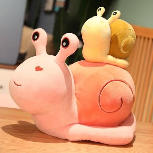 20/30/45/60CM New Sale Plushie Super Soft Several Sizes Stuffed Snail Children Plush Toys Home Decor For Kids Gifts