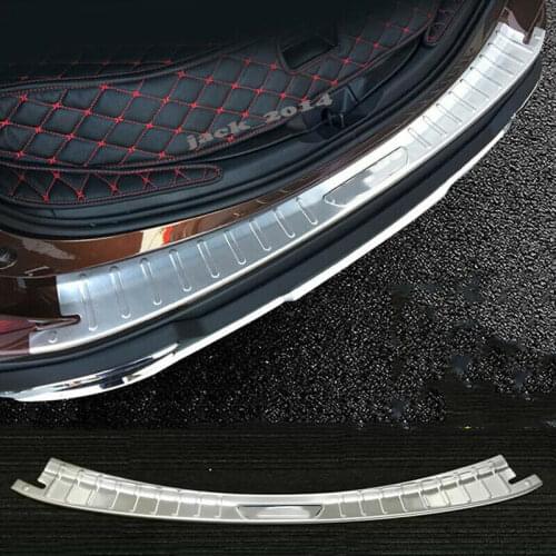 Fit for 2016 2017 2018 Toyota RAV4 Stainless OUTER Rear Bumper Protector Cover Trim
