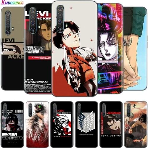 Transparent Cover Attack on Titan animation For OPPO AX7 A1K A93 A92 A73 A72 A53S A52 A32 A31 A9 A11 A7 A5 2020 Phone Case
