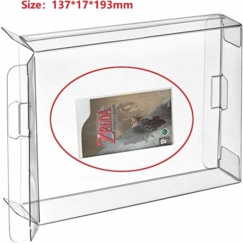 Ruitroliker 30Pcs Clear PET Box Case Sleeve Covers CIB Protector for Wii Games Cartridge Box