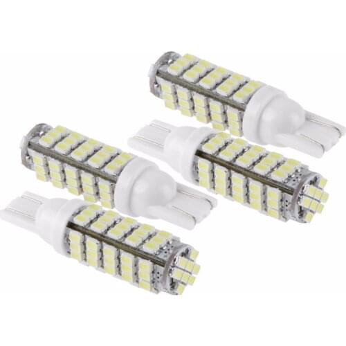 4 Pcs Lampadas t10 Pingo 68 Leds +brilho T10 194 W5w Carro Moto 12v