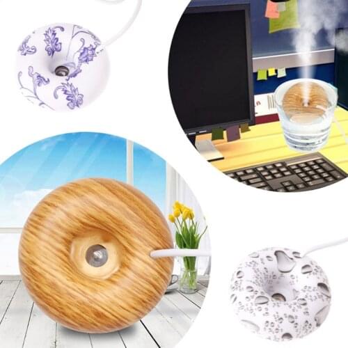 ELOOLE Donut Humidifier Air Purifier Mini Portable Humidificador Aroma Diffuser Office Home Car USB Mini Doughnut Air Humidifier