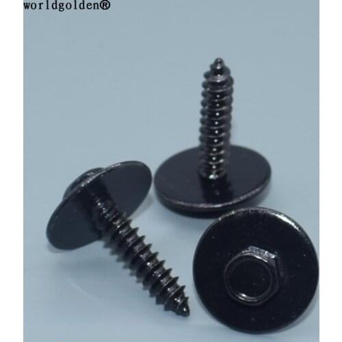 Worldgolden 100pcs auto fasteners Splash Shield Screw for BMW