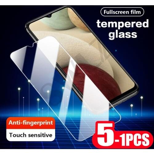 5-1Pcs tempered glass for Samsung Galaxy A01 A02s A11 A12 A21s A22 A31 A32 A41 A42 A51 A52 A71s A72 A91 phone screen protector