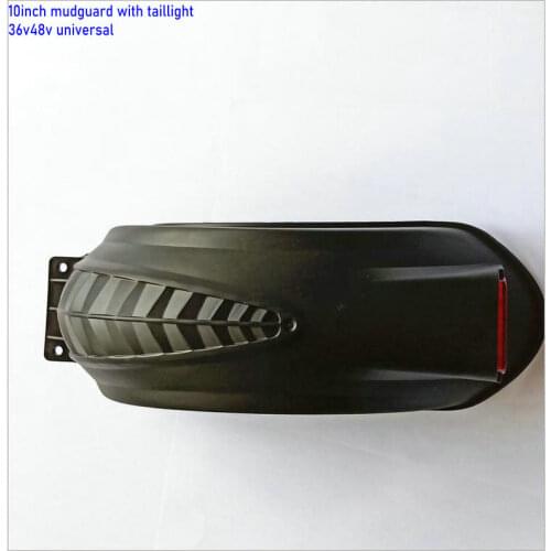 10inch electric scooter mudguard+tail light 36v48v for folding bike electric bicycle pedal scooter rear light fender stop LAMP