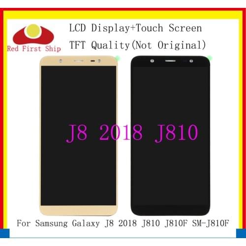 10Pcs/lot TFT LCD for SAMSUNG Galaxy J8 2018 Display Touch Screen Replacement For Galaxy J810 J810F SM-J810F LCD Display