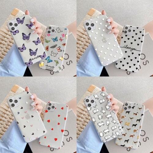 2pcs Couple Animals Cases For Samsung Galaxy A51 A71 A50 A70 A21S A41 A11 A31 A01 A20E A10 A20 A30 A40 A21 A12 A42 M31 TPU Case