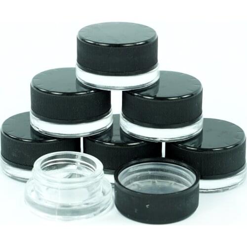 5 Pcs 9ml Glass Bottle Container Safety Glass Bottle With Lid Child Proof Plastic Lid
