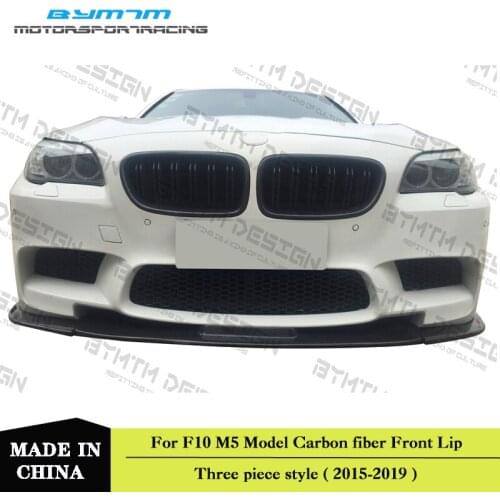BYMTM Bumper Carbon fiber Front lip For BMW 5 Series F10 M5