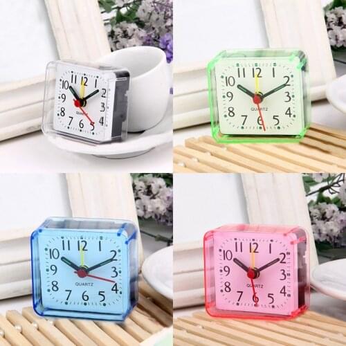 1Pc Cute Alarm Clock Multifunctional Square Sunrise Alarm Clock Wake Up Light Alarm Clock Kids Desk Clock Cute Clock