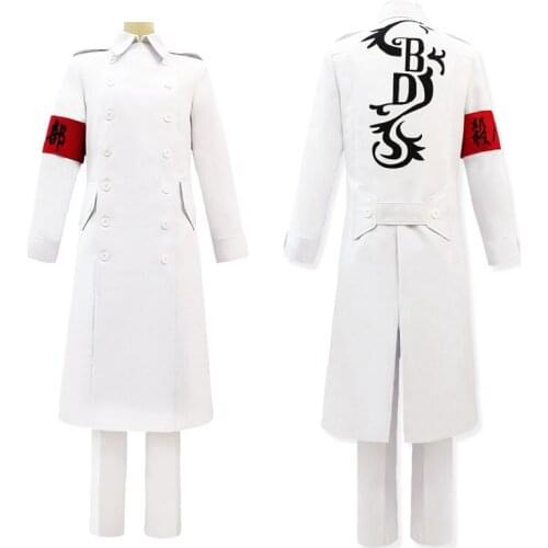 Anime Tokyo Revengers Kokounoi Hajime Cosplay Costume Seishu Inui Uniform Armband Jacket Pants Cloak Halloween Party Outfits