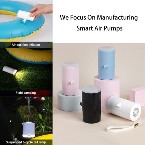 Multifunctional Mini Electric Inflatable Pump USB Charging Outdoor Ultralight Air Pump 3 Modes Camping Light Camping Equipment