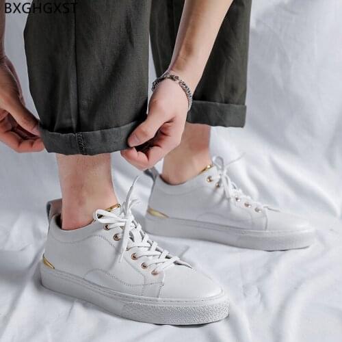 White Sneakers Men Running Shoes for Man 2021 Leather Casual Shoes Man Fashion Sport Shoes Men Zapatos De Hombre Chaussure Homme
