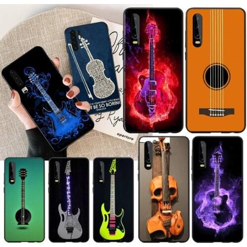 PENGHUWAN Piano Guitar Music Coque Soft Silicone TPU Phone Cover for Huawei P30 P20 P10 P9 P8 Mate 20 10 Pro Lite