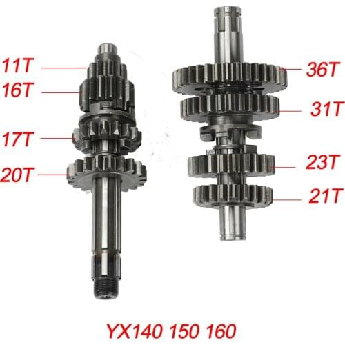 Motorcycle Counter Shaft Kit For YX140 YX150 YX160 YinXiang 140cc 150cc 160cc Engine Dirt Pit Bike KAYO BSE SSR Apollo SDG