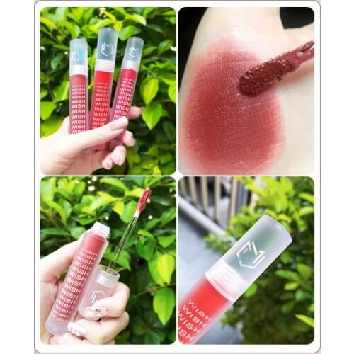 Small Popsicle Lip Glaze Matte Fog Surface Lasting Waterproof Not Easy To Fade Lip Gloss Rich Color Lipstick Lip Makeup TSLM1