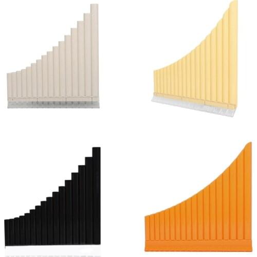 Y9RB 16 Pipes Pan Flute C Tone 16 Tubes Panpipe Panflute for Beginner Instrument Gift