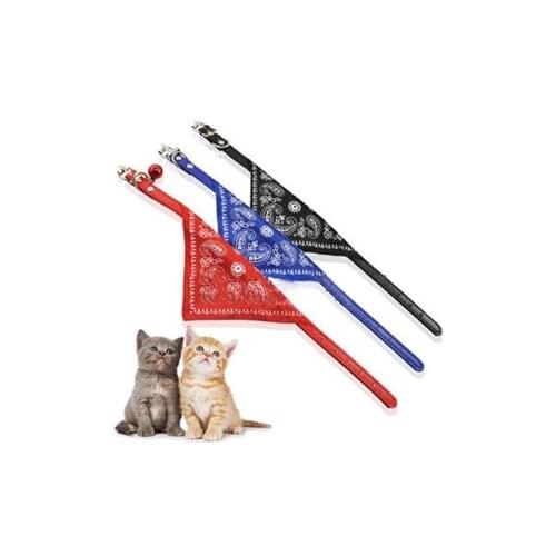 Wholesale Dog Bandana Scarf Collar Pet Cat Puppy Collars Harness Leash Fashion Dog Necklaces Pet Supplies For Small Dogs Cats