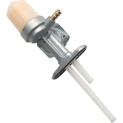 Motorcycle Fuel On/Off Valve Switch Petcock For Suzuki GN125 Silver