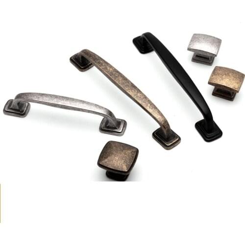 1PCS Modern Rural American Style Cabinet Handles and Knobs Wardrobe Drawer Door Pulls Furniture Hardware