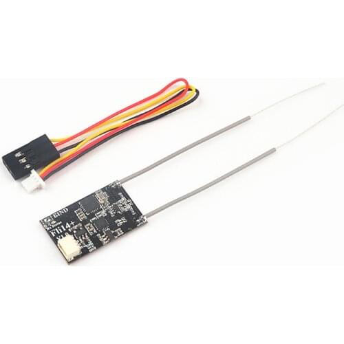 Super Tiny 1.7g Fli14+ 2.4G 14CH FLYSKY AFHDS 2A IBUS RSSI Mini Receiver for Betaflight FLYSKY I6 I6X I6S Micro FPV Drones
