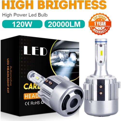 Carlitek h7 led canbus Headlights for VW Golf 6 Golf 7 T-ROC Passat Tiguan Touran DRL Daytime Running Lights 20000LM 120W 2X XQ