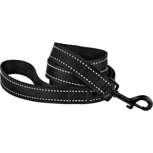 Reflective Nylon Dog Leash Pet Leashes for Trainin Dog Accessories with Soft Padded Handle