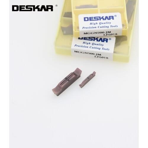 DESKAR MGGN150 MGGN200 MGGN250 MGGN300 MGGN400 MGGN500 JM LF6018 Carbide Inserts Slotted Blades CNC Lathe Groove Cutting Tool