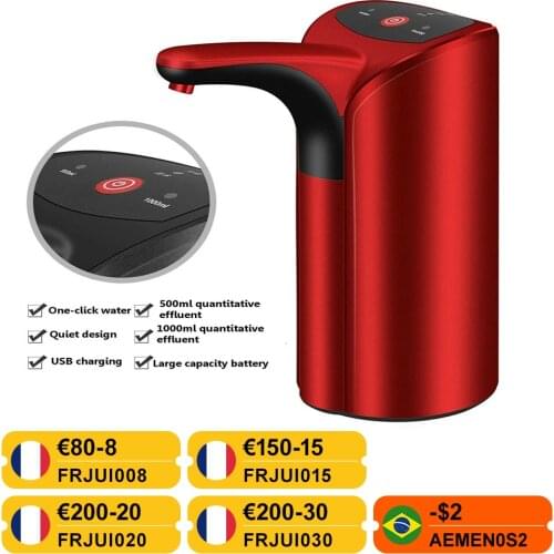 USB Charging Water Pump Dual Mode Automatic Electric Water Dispenser Gallon Drinking Bottle Switch for Home Kitchen Supplies