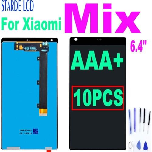 10PCS 6.4" LCD Display For Xiaomi Mix Lcd Display Touch Screen Digitizer Assembly For Xiaomi Mi MIX LCD Replacement