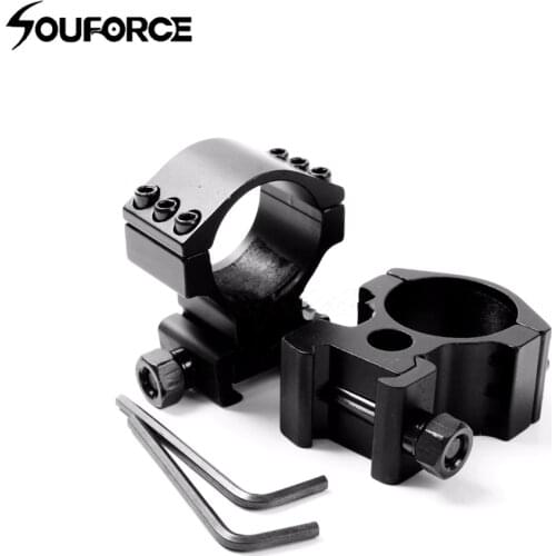 2pcs 30mm High Profile Scope Ring 6 Screws Wide Mount for 20mm Rail Hunting Accessories