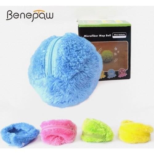 Benepaw Automatic Roller Ball Toy Dog Nontoxic Magic 1 Rolling Ball 4 Color Ball Cover Electric Cleaning Home Pet Toys 2019