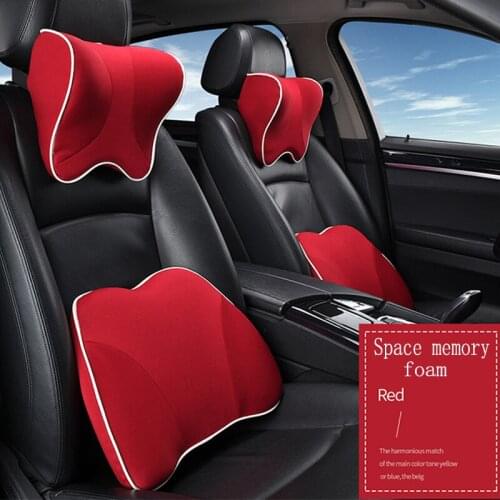 Car Accessory Cervical Pillow Headrest Travel Accessories Plush Lumbar Neck Cushion Child Anti-Stresses Sleep Subject Head