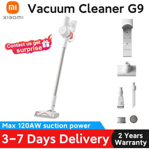 Newest Xiaomi Mi Vacuum Cleaner G9 Smart Home 120AW Handheld Cordless Dust Collector Mijia Floor Carpet Sweep Machine Aspiradora