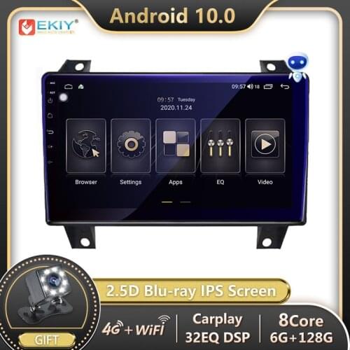 EKIY 6+128G Autoradio Android 10 For Great Wall PAO 2019-2020 Car Radio Multimedia Blu-ray 1280*720P IPS Screen Navi GPS no 2din