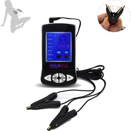 Fetish BDSM Bondage Electric Shock Nipple Clamps Flirting Sex Toys For Couples Adult Games Vagina Clip Breast Enlarger For Women