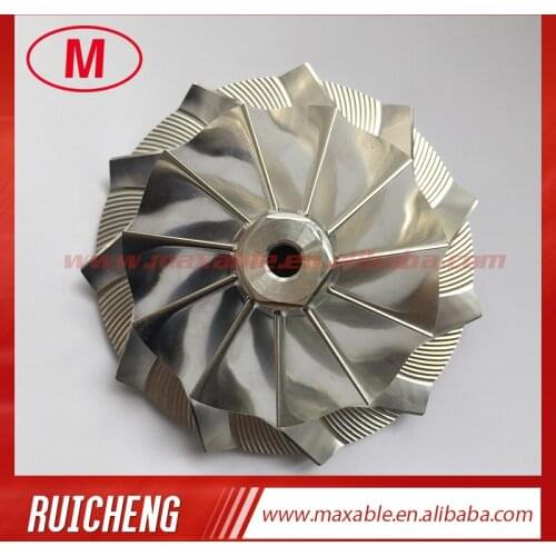 GT3794 67.77/94.00mm 11+0 blades turbo billet/milling/aluminum2618 compressor wheel for PowerMax turbo